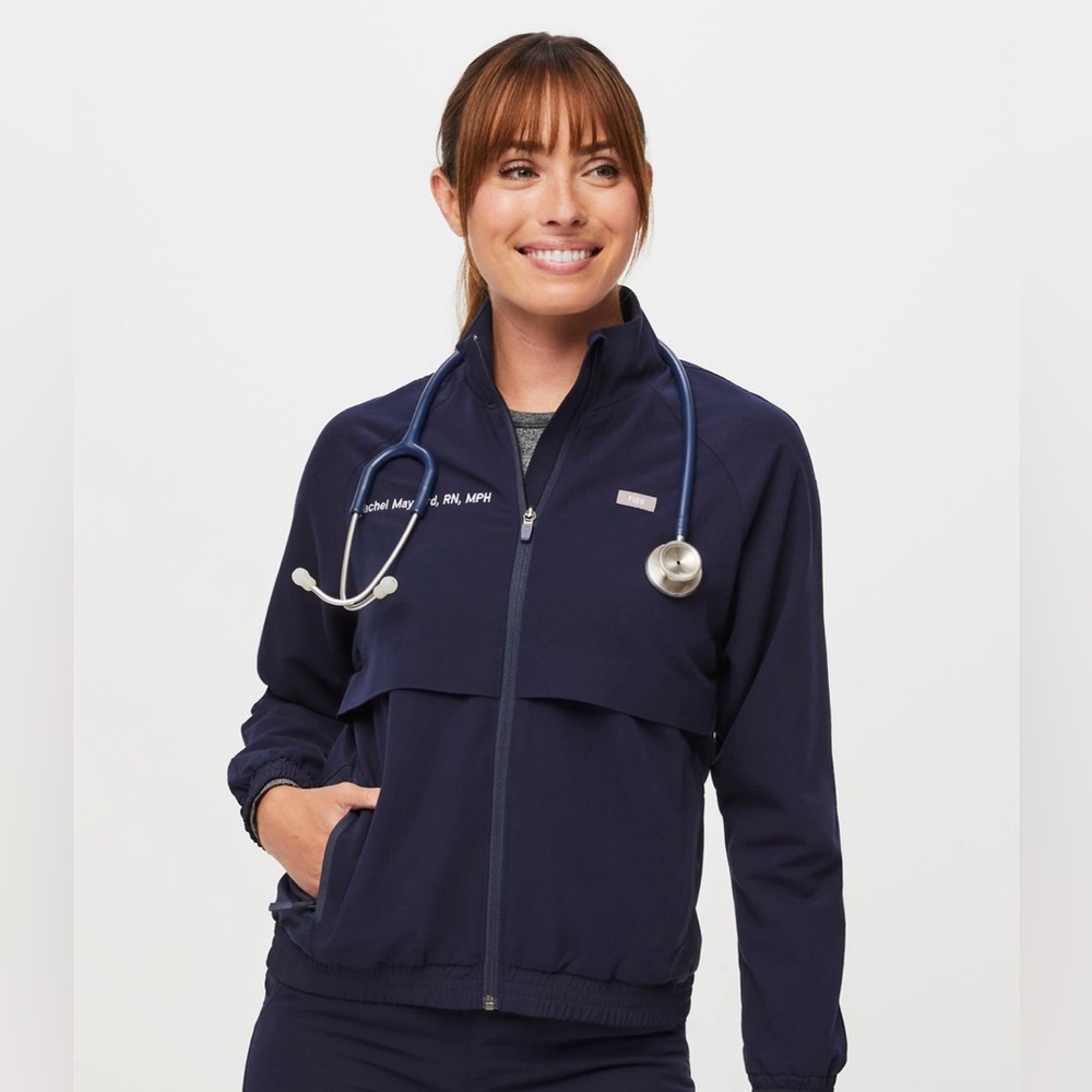 Figs Sydney Jacket NWT Navy